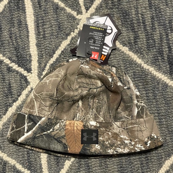 Men’s Under Armour Storm Barren Ridge Reaper Camo Hunting Beanie Coldgear - Picture 1 of 6